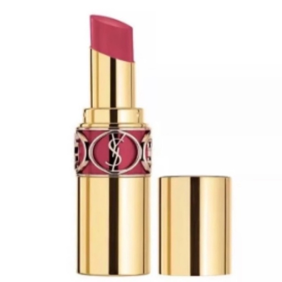 Yves Saint Laurent Rouge Volupté Shine Lipstick - Pink and Gold - Picture 1 of 4